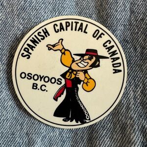 5/$15 Canada Travel Pin Osoyoos Canada